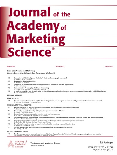 Journal of the Academy of Marketing Science 3/2025