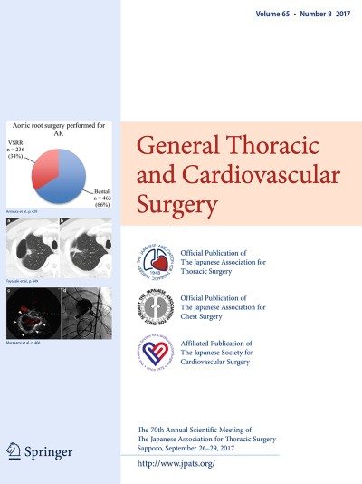 General Thoracic and Cardiovascular Surgery 8/2017