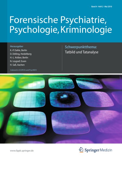 Link zu Zeitschrift Forensische Psychiatrie, Psychologie, Kriminologie