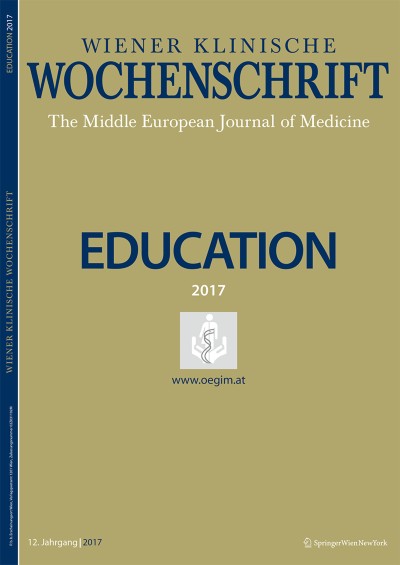 Wiener klinische Wochenschrift Education 1-4/2017