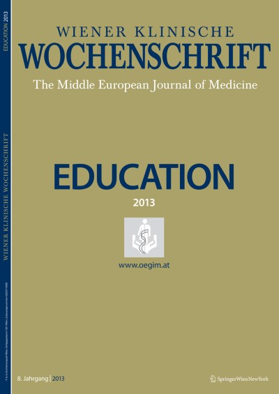 Wiener klinische Wochenschrift Education 2/2013