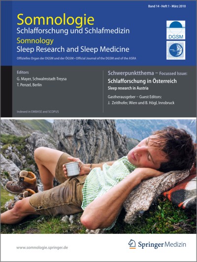 Link zu Zeitschrift Somnologie