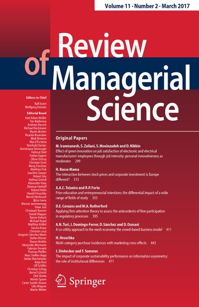 Review of Managerial Science 2/2017