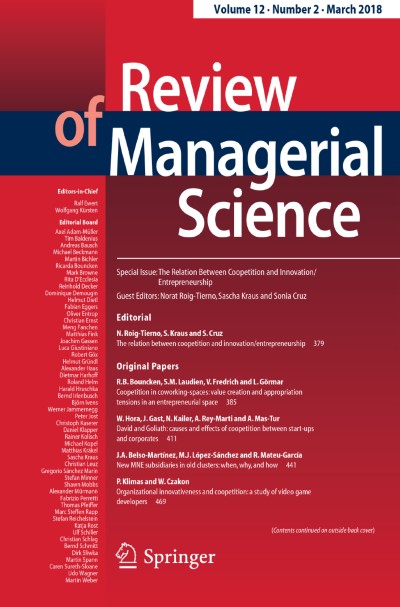 Review of Managerial Science 2/2018