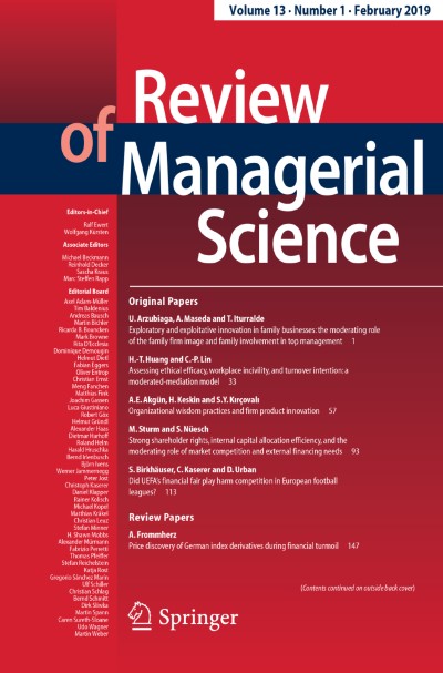 Review of Managerial Science 1/2019