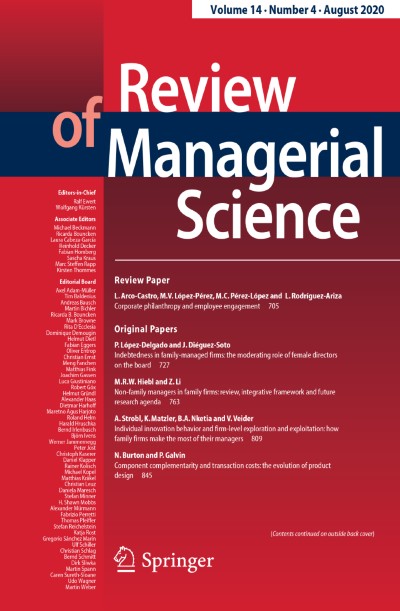 Review of Managerial Science 4/2020