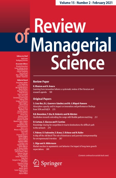 Review of Managerial Science 2/2021
