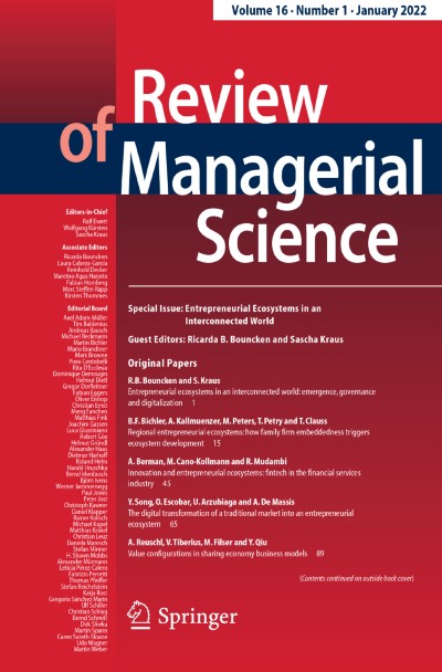 Review of Managerial Science 1/2022