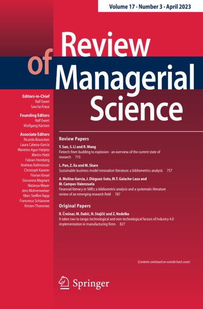 Review of Managerial Science 3/2023