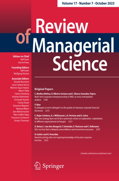Review of Managerial Science 7/2023