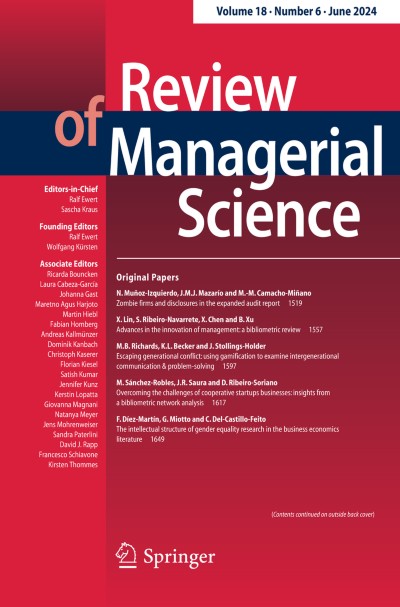 Review of Managerial Science 6/2024