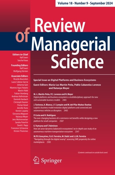 Review of Managerial Science 9/2024