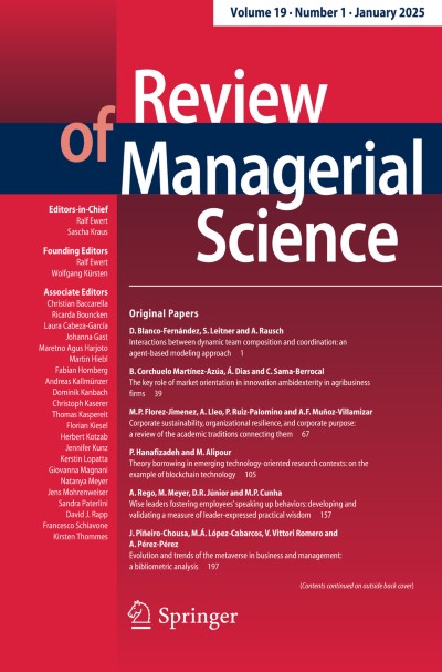 Review of Managerial Science 1/2025