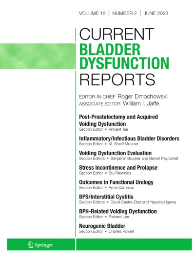 Current Bladder Dysfunction Reports 2/2023