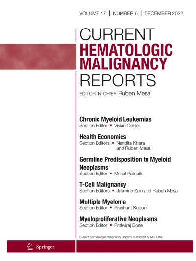 Molecular Pathogenesis of Myeloproliferative Neoplasms | springermedizin.de