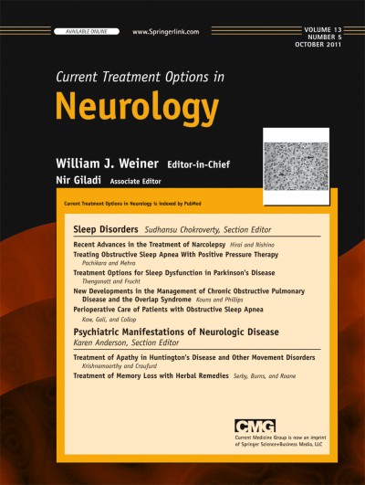 Current Treatment Options in Neurology 5/2011