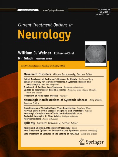 Current Treatment Options in Neurology 4/2013