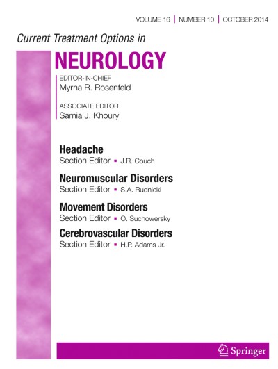 Current Treatment Options in Neurology 10/2014