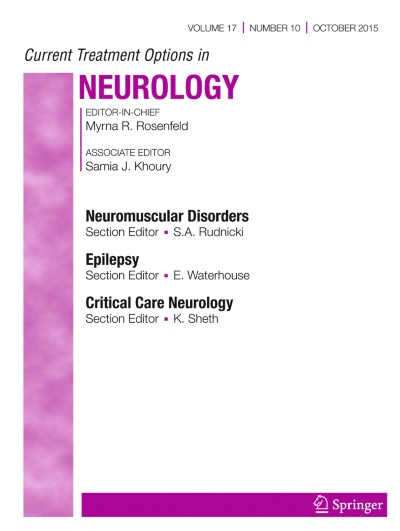 Current Treatment Options in Neurology 10/2015