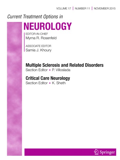 Current Treatment Options in Neurology 11/2015