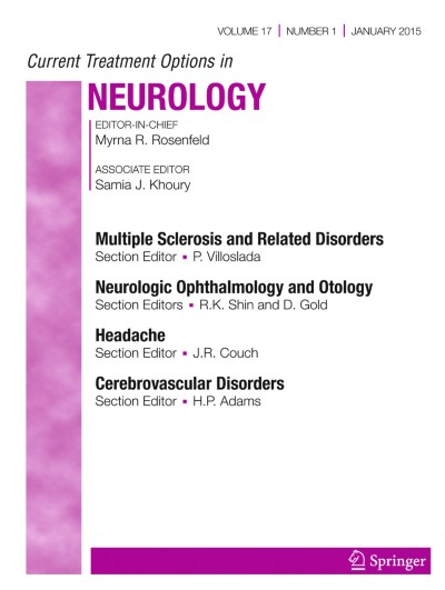 Current Treatment Options in Neurology 1/2015