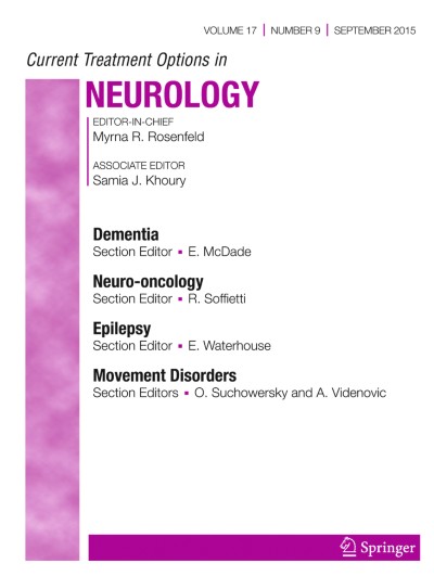 Current Treatment Options in Neurology 9/2015