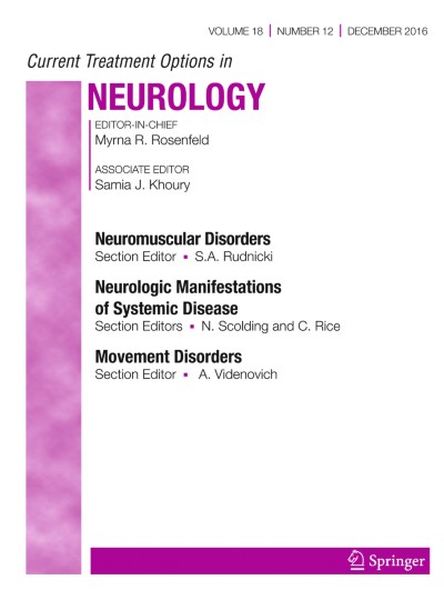Current Treatment Options in Neurology 12/2016