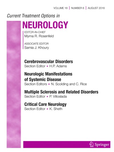 Current Treatment Options in Neurology 8/2016