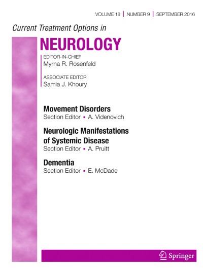 Current Treatment Options in Neurology 9/2016