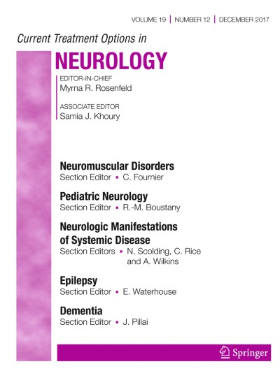 Current Treatment Options in Neurology 12/2017