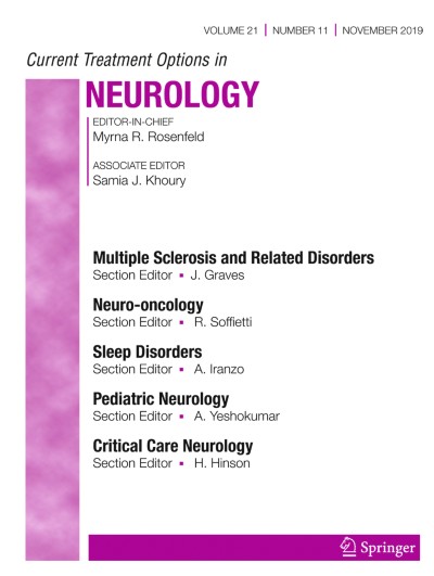 Current Treatment Options in Neurology 11/2019