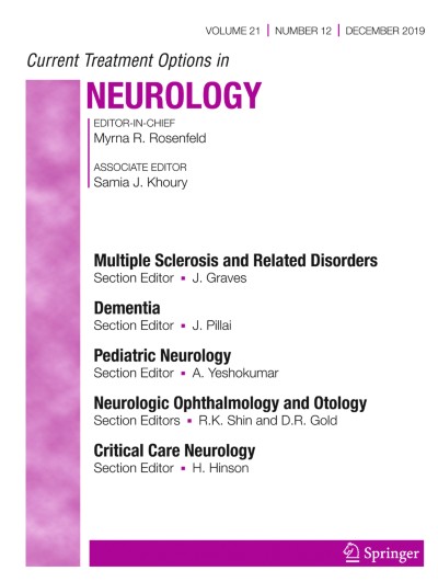 Current Treatment Options in Neurology 12/2019