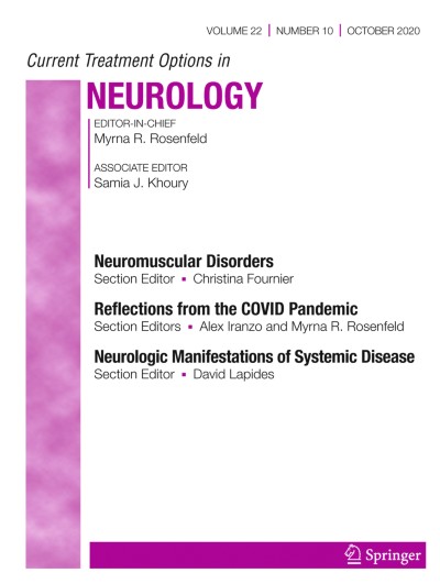 Current Treatment Options in Neurology 10/2020