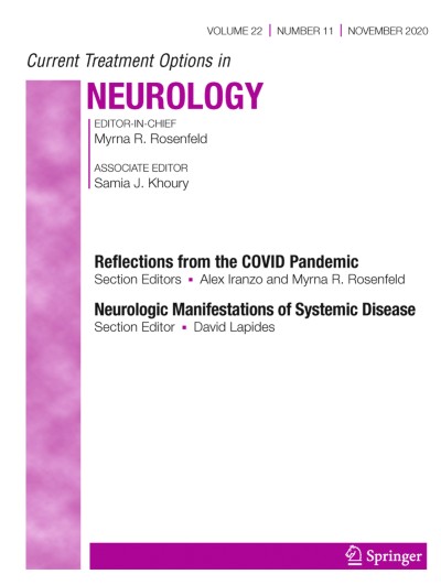 Current Treatment Options in Neurology 11/2020