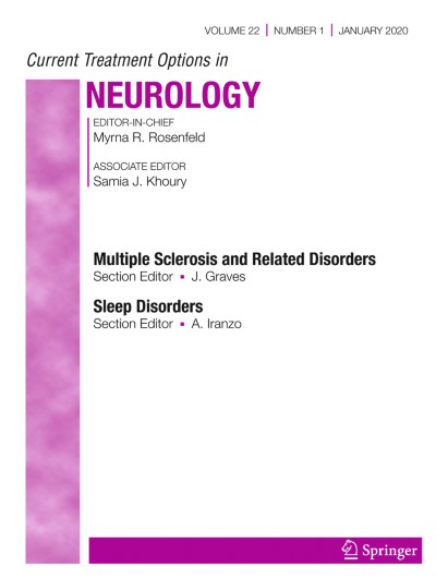 Current Treatment Options in Neurology 1/2020