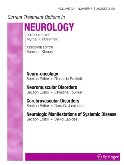 Current Treatment Options in Neurology 8/2020