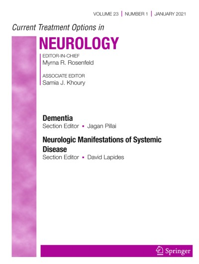 Current Treatment Options in Neurology 1/2021