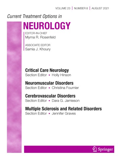 Current Treatment Options in Neurology 8/2021