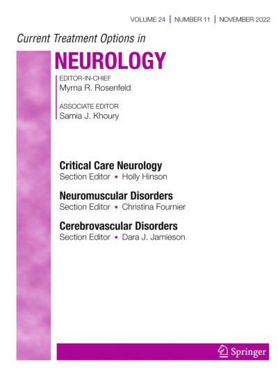 Current Treatment Options in Neurology 11/2022