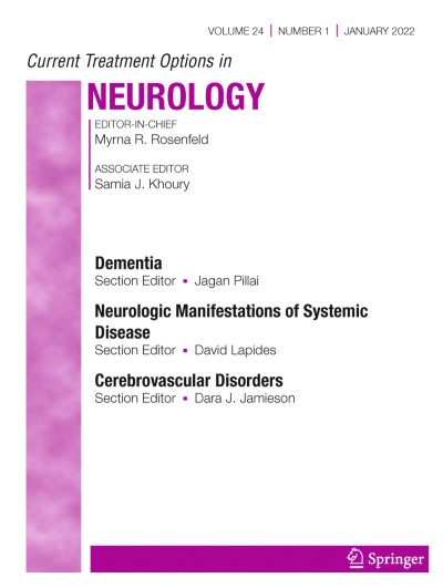 Current Treatment Options in Neurology 1/2022