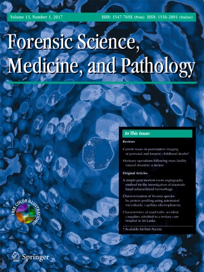 Forensic Science, Medicine, and Pathology 1/2017