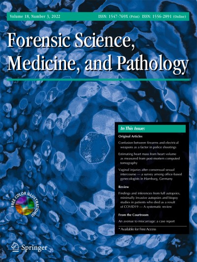 Forensic Science, Medicine and Pathology 3/2022