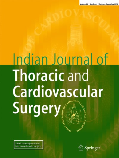 Indian Journal of Thoracic and Cardiovascular Surgery 4/2010