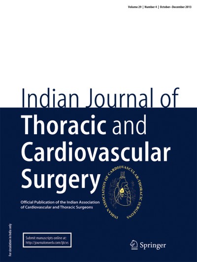 Indian Journal of Thoracic and Cardiovascular Surgery 4/2013