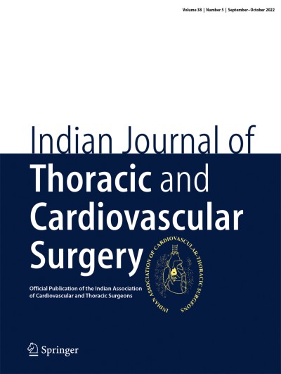 Link zu Zeitschrift Indian Journal of Thoracic and Cardiovascular Surgery