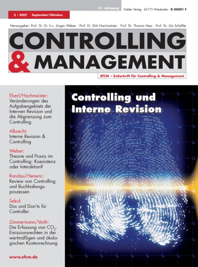 Controlling & Management Review 5/2007