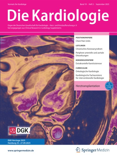 Link zu Zeitschrift Die Kardiologie