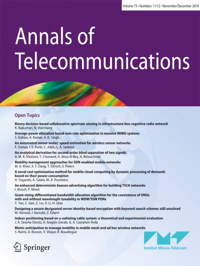 Annals of Telecommunications 11-12/2018