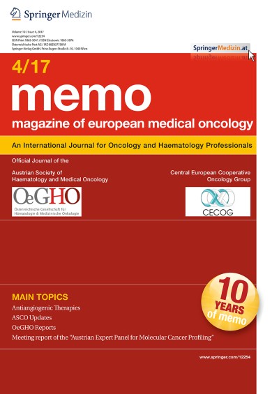 memo - Magazine of European Medical Oncology 4/2017
