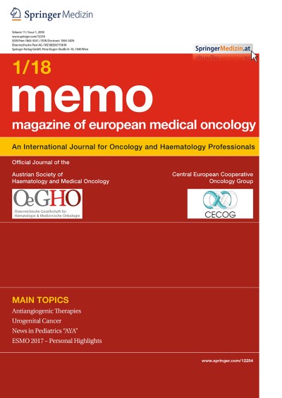 memo - Magazine of European Medical Oncology 1/2018